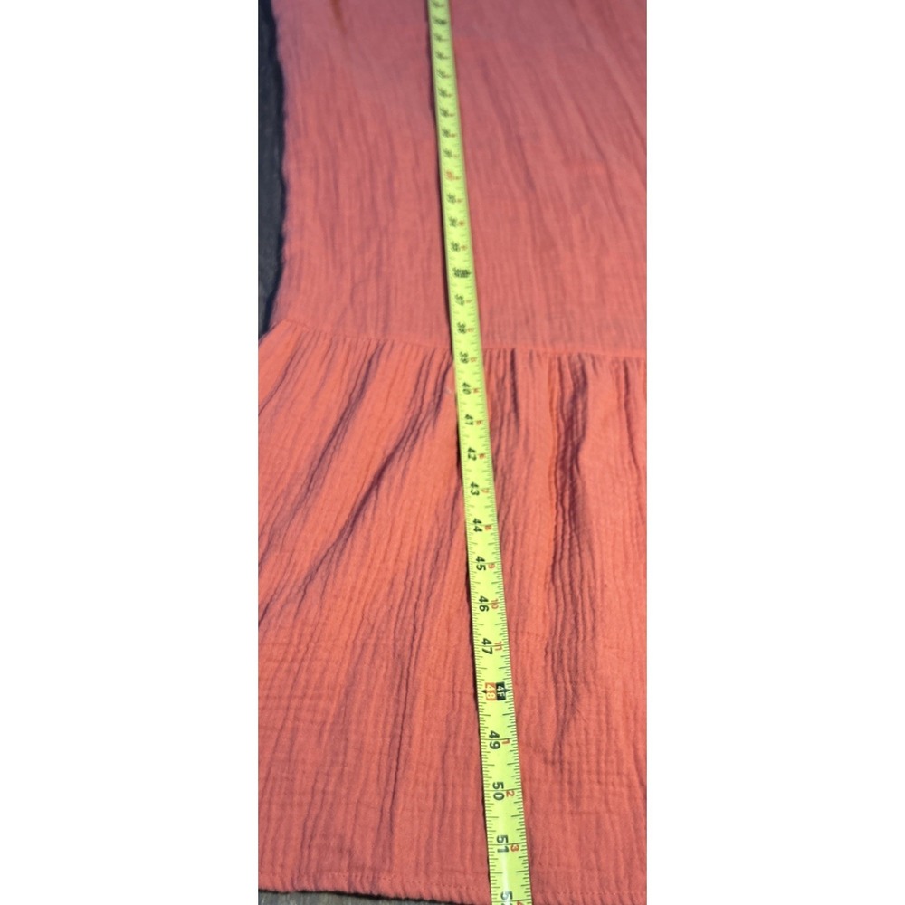 Universal Thread  3/4 Balloon Sleeve Long Dress Coral Size M Cottage Core - Picture 6 of 10